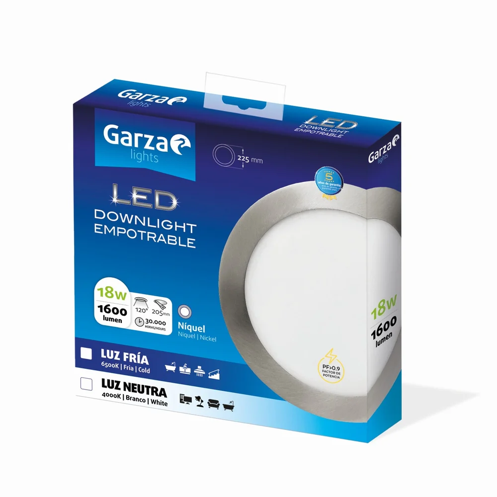 Downlight Empotrable Circular Extraplano Nickel - Image 20