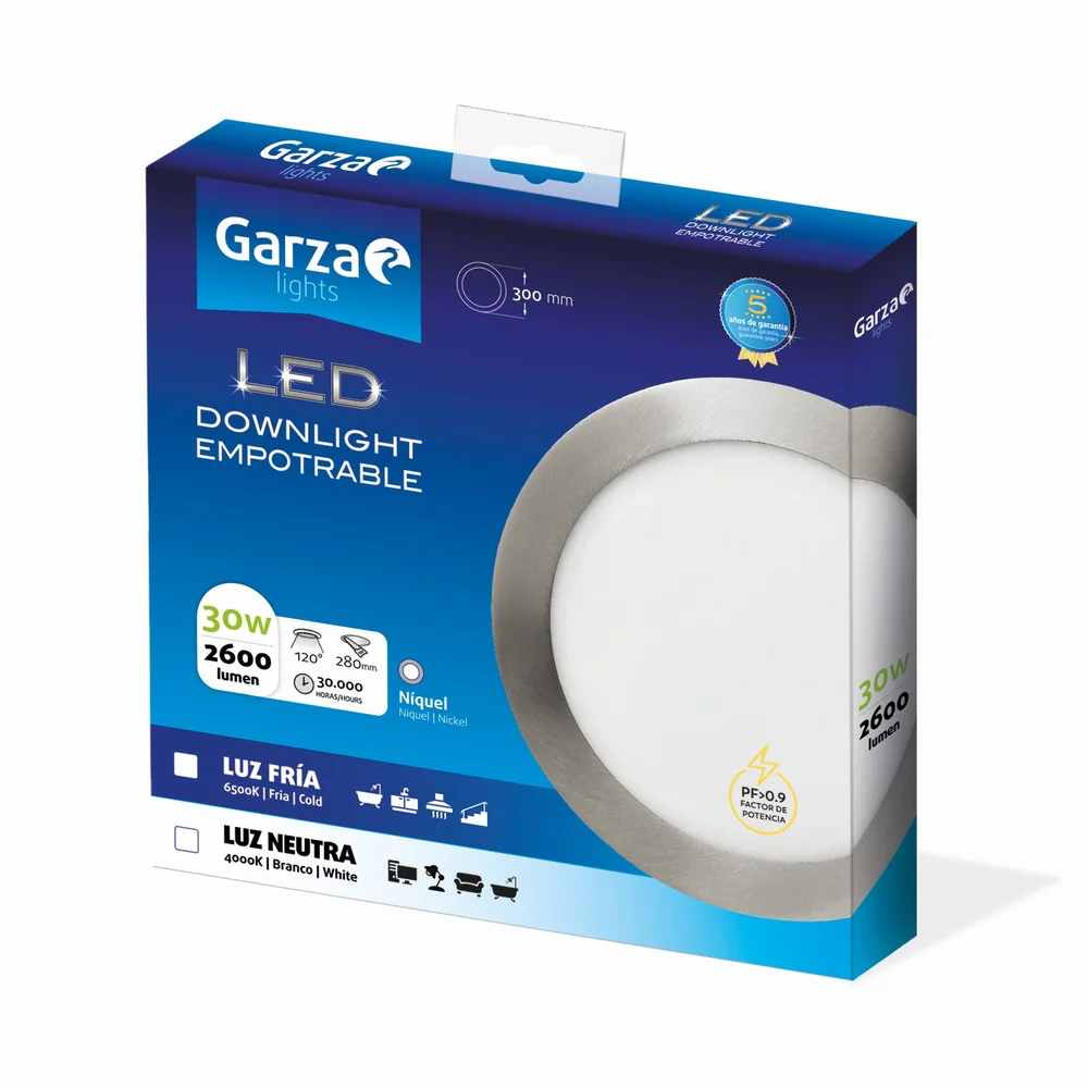 Downlight Empotrable Circular Extraplano Nickel - Image 31