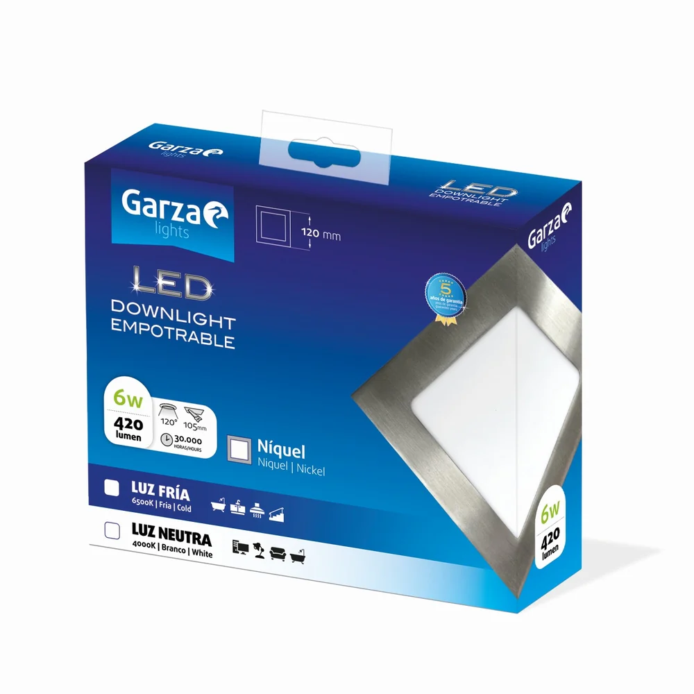 Downlight Empotrable Cuadrado Blanco - Image 11