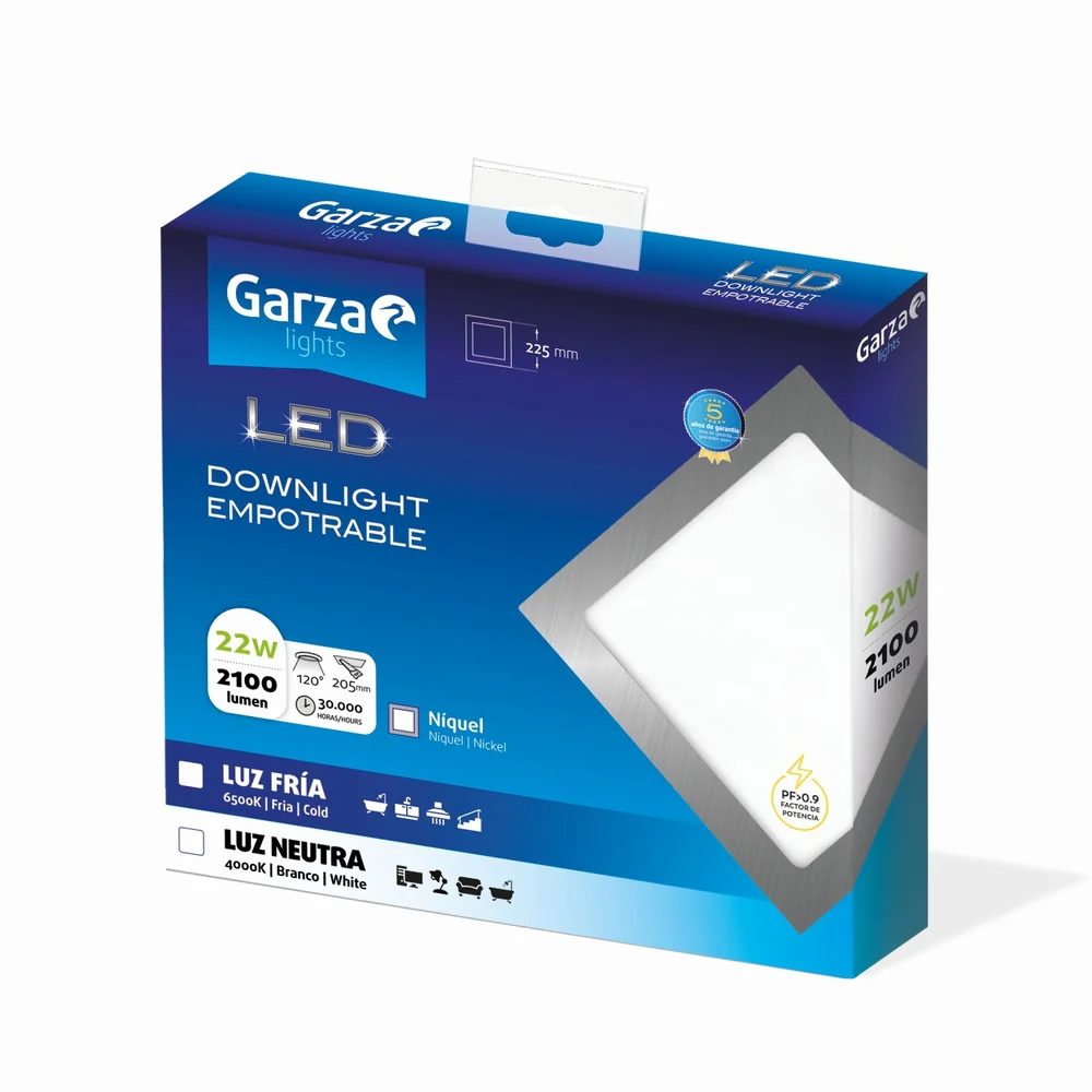 Downlight Empotrable Cuadrado Blanco - Image 38