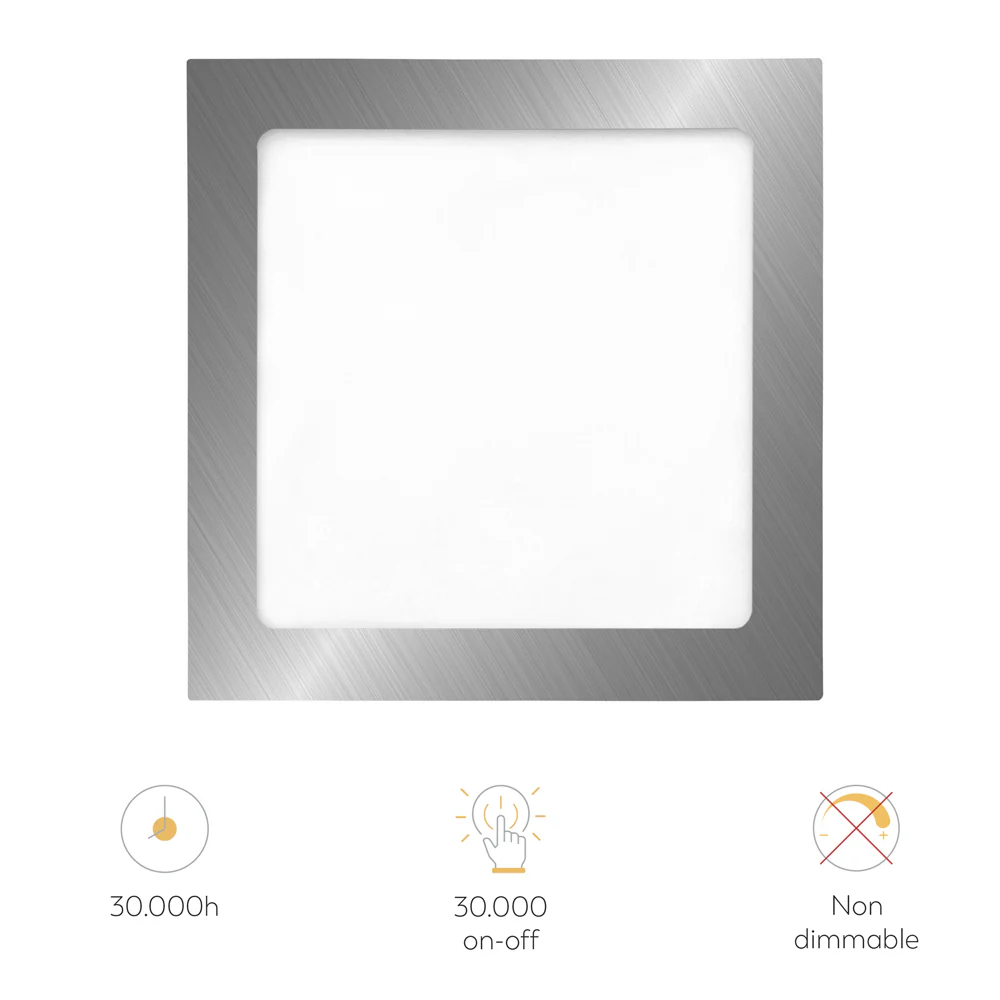 Downlight Empotrable Cuadrado Nickel - Image 6